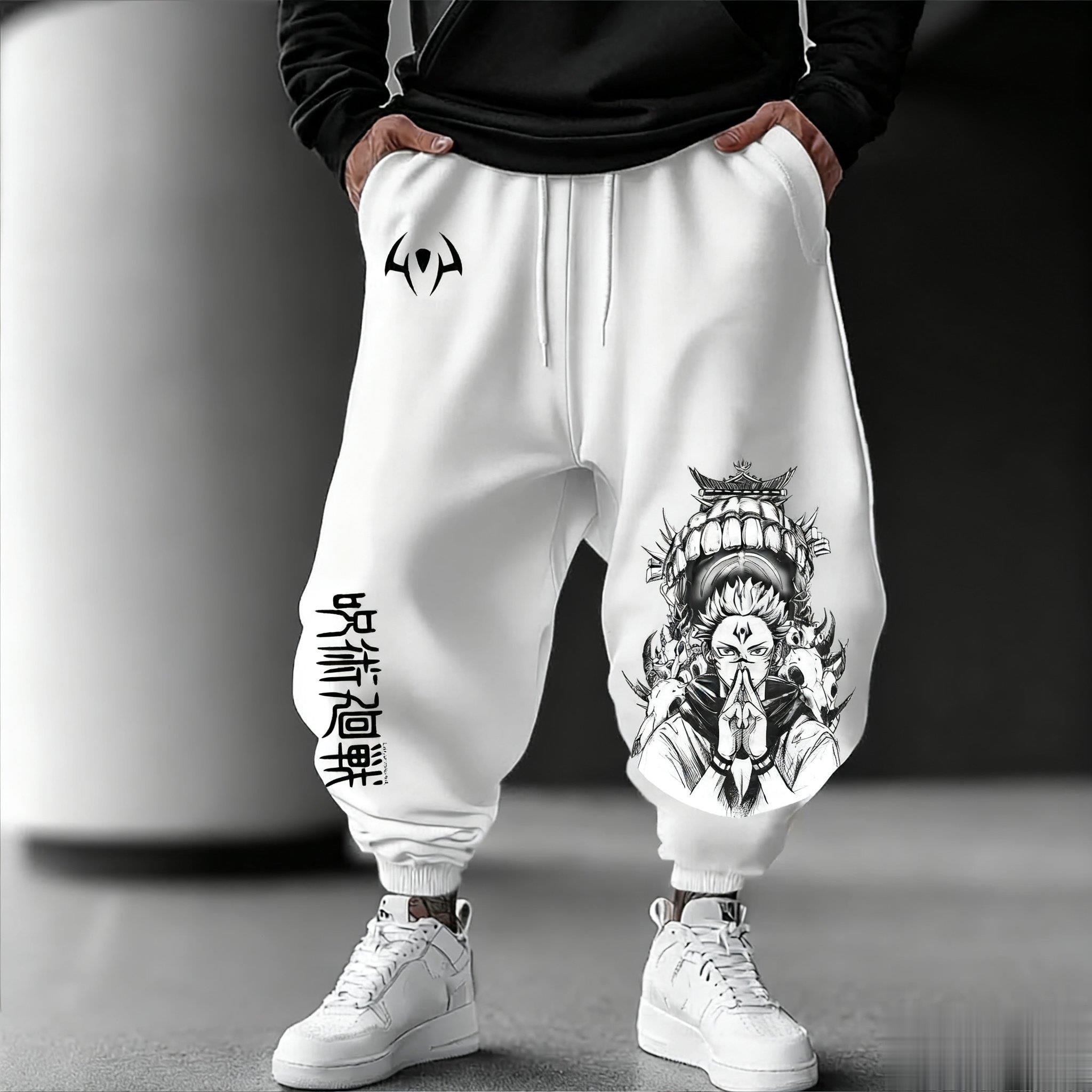 Street Fashion Types - Jujutsu Kaisen Pantaloni da jogging da