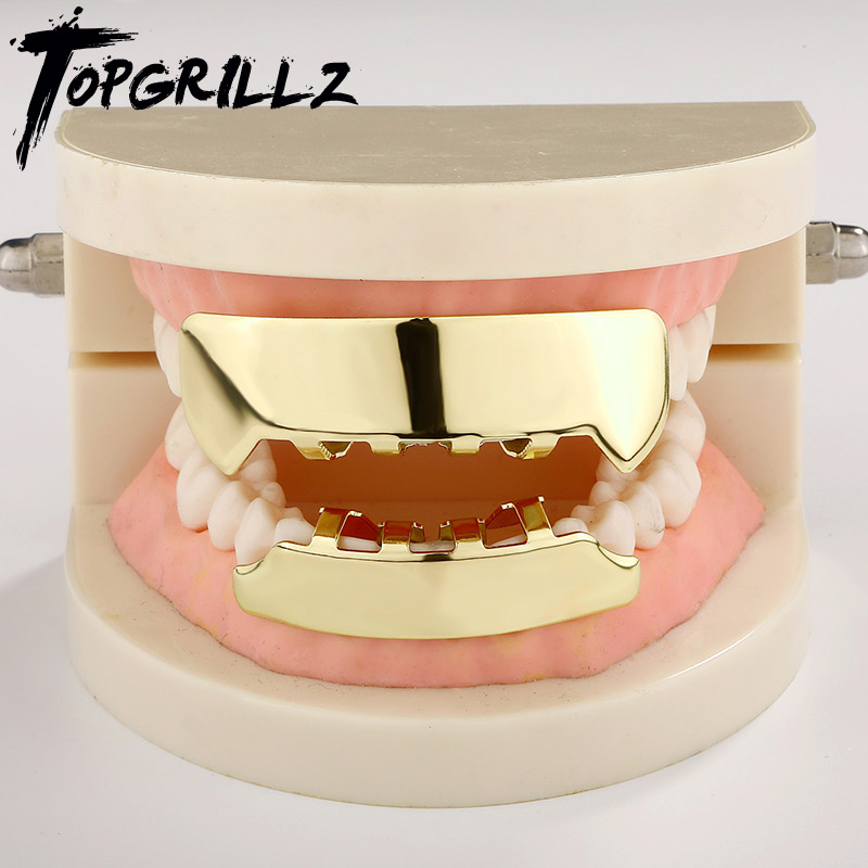 Street Fashion Loverboy Hat - TOPGRILLZ Cyberpunk Quadrato Lucido Dente Grillz