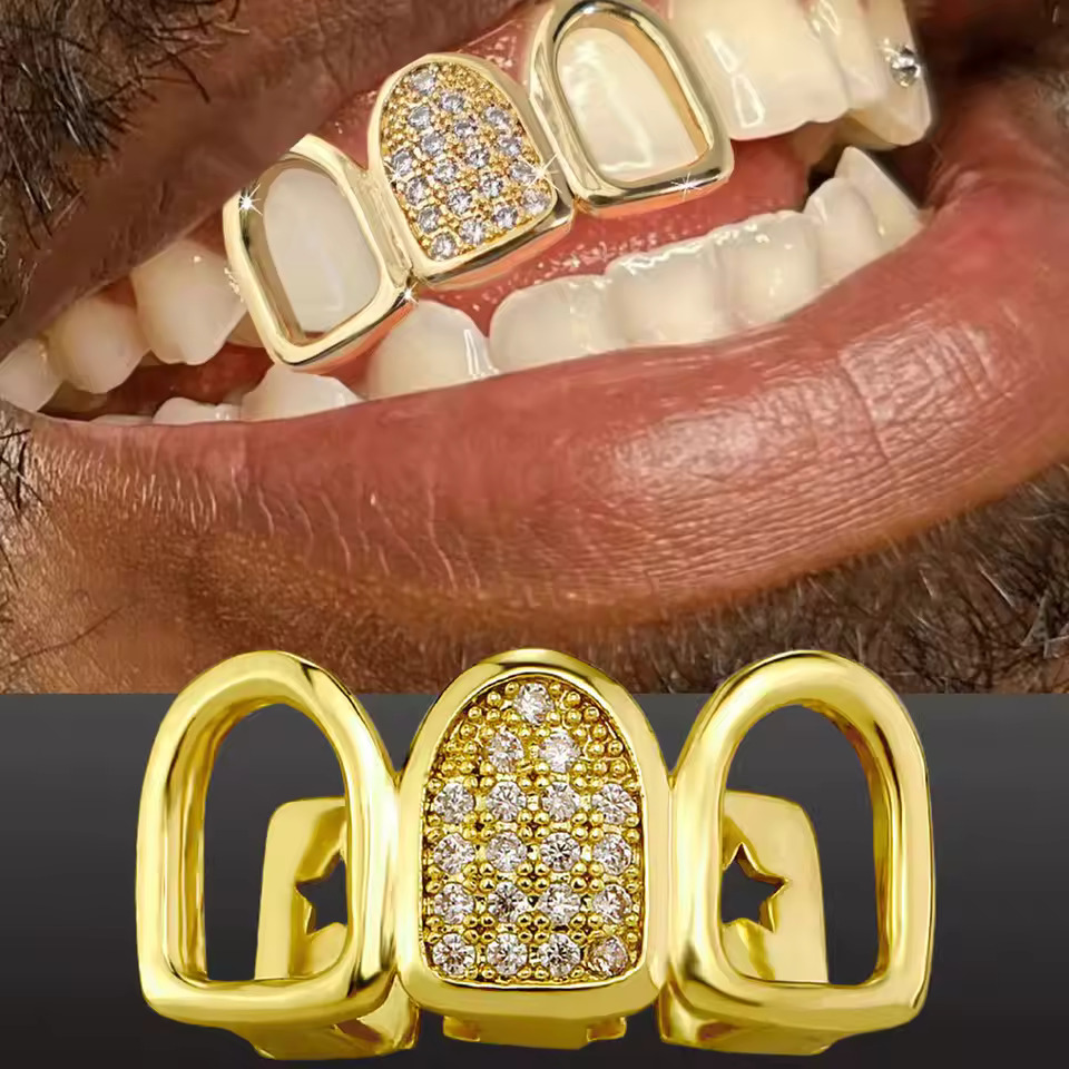 Street Fashion Loverboy Hat - TOPGRILLZ Hip Hop CZ Denti Grillz