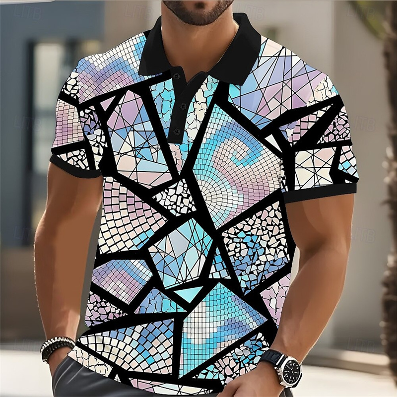 Street Fashion Shanghai - 2025 Polo da uomo Camicia da