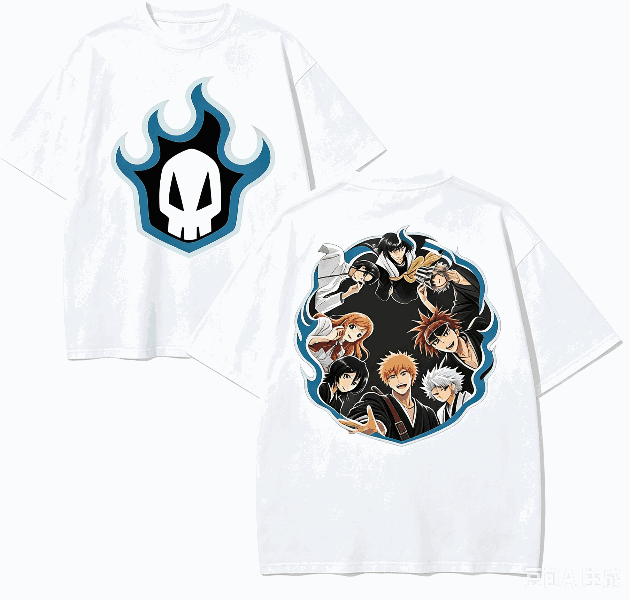 Street Fashion Model - T-shirt per amanti dell'anime Bleach, in