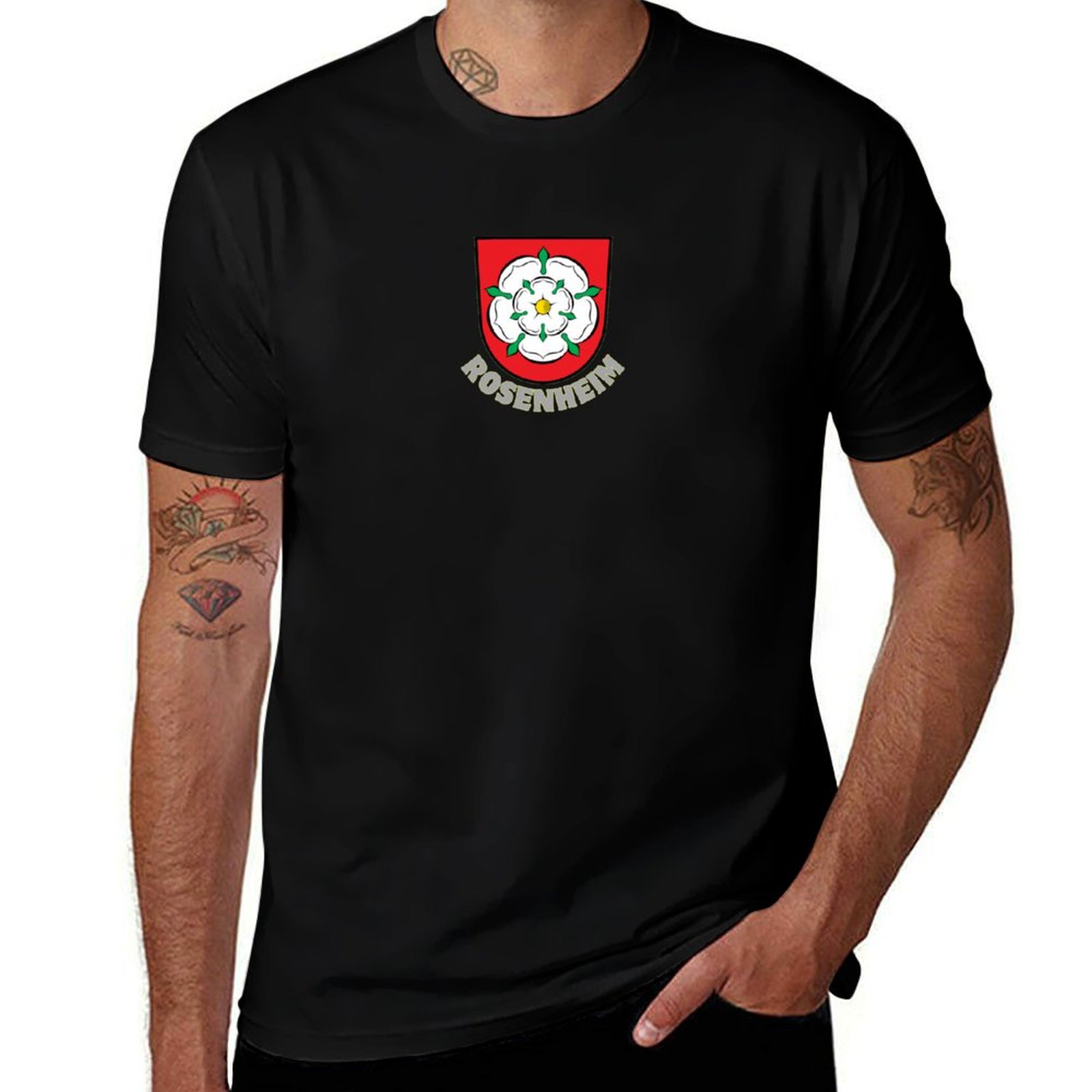 Street Fashion Germany - T-shirt Rosenheim Bavaria Germania T-shirt casual