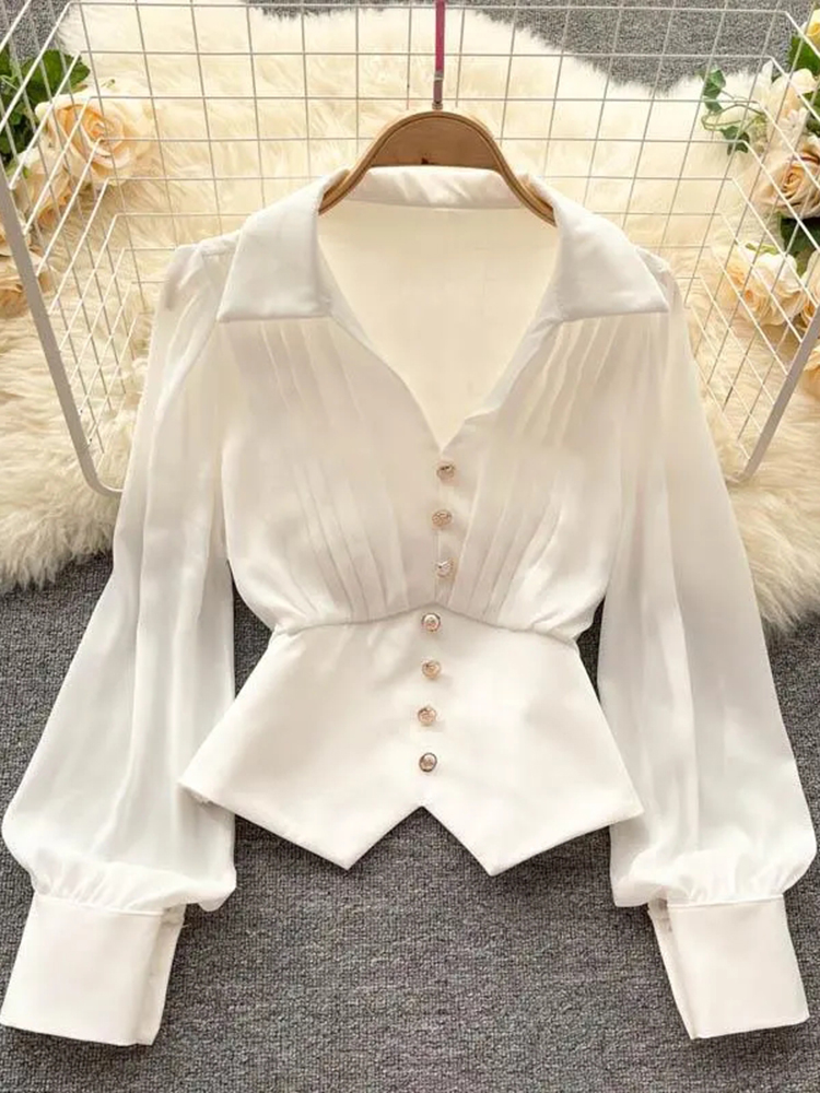French Street Fashion - Jmrs elegante camicetta da donna in