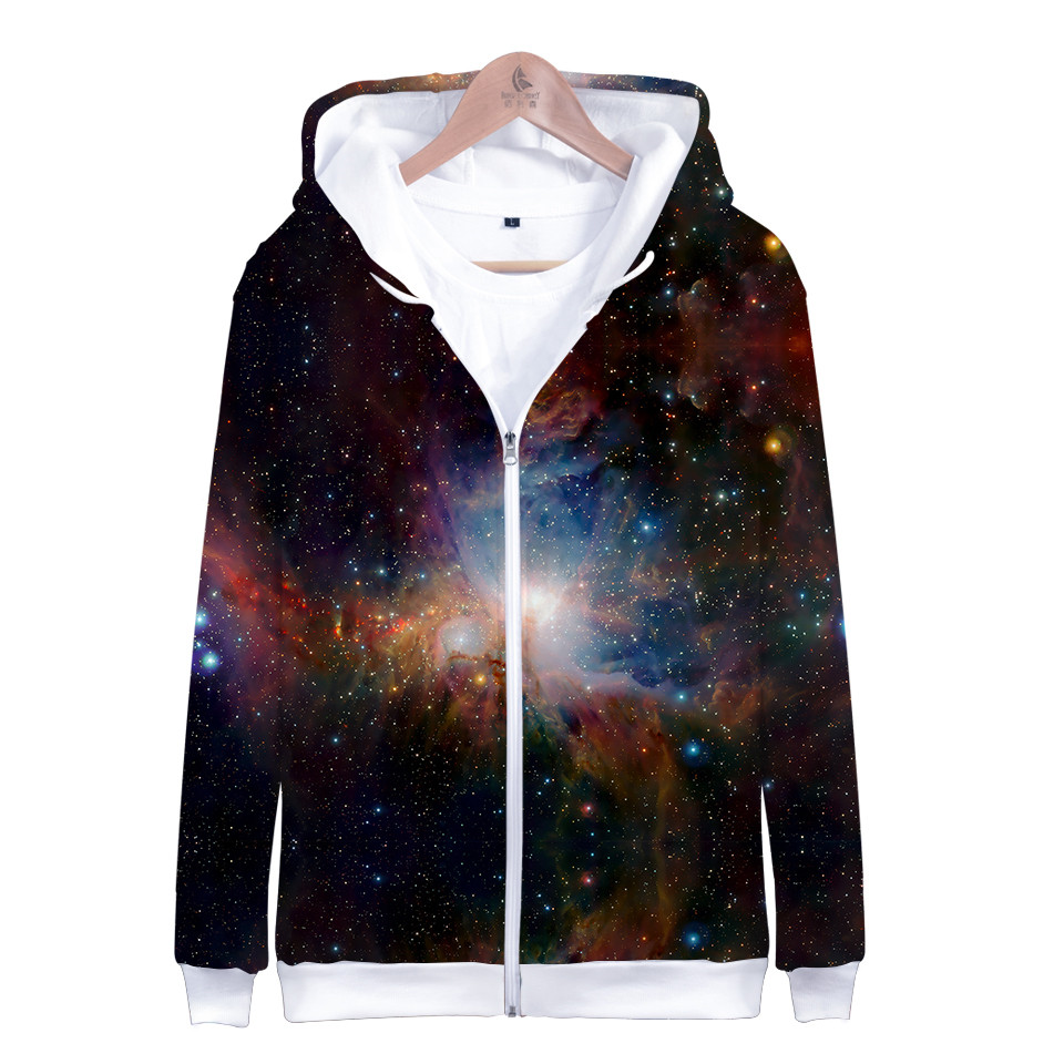 Bambini Star Space Galaxy Felp - Street Fashion Zip Up Hoodie recensione e prezzo