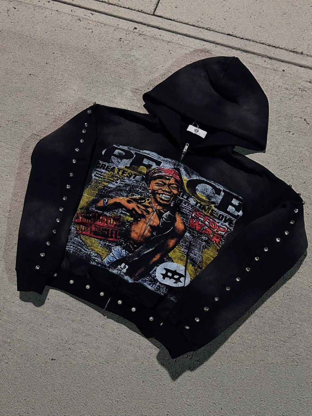 Nuova Felpa con Cappuccio Hip- - Street Fashion Zip Up Hoodie recensione e prezzo