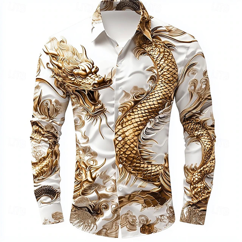 Camicia da Uomo a Maniche Lung - Street Fashion Shanghai recensione e prezzo