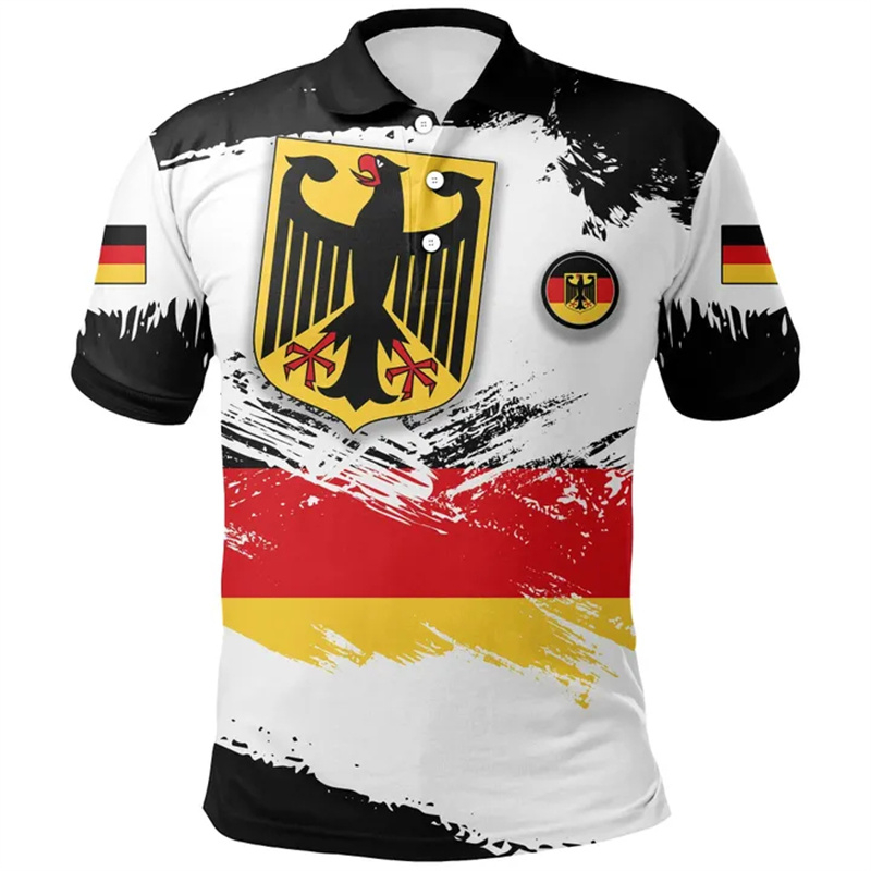 Polo stemma tedesco per uomo S - Street Fashion Germany recensione e prezzo