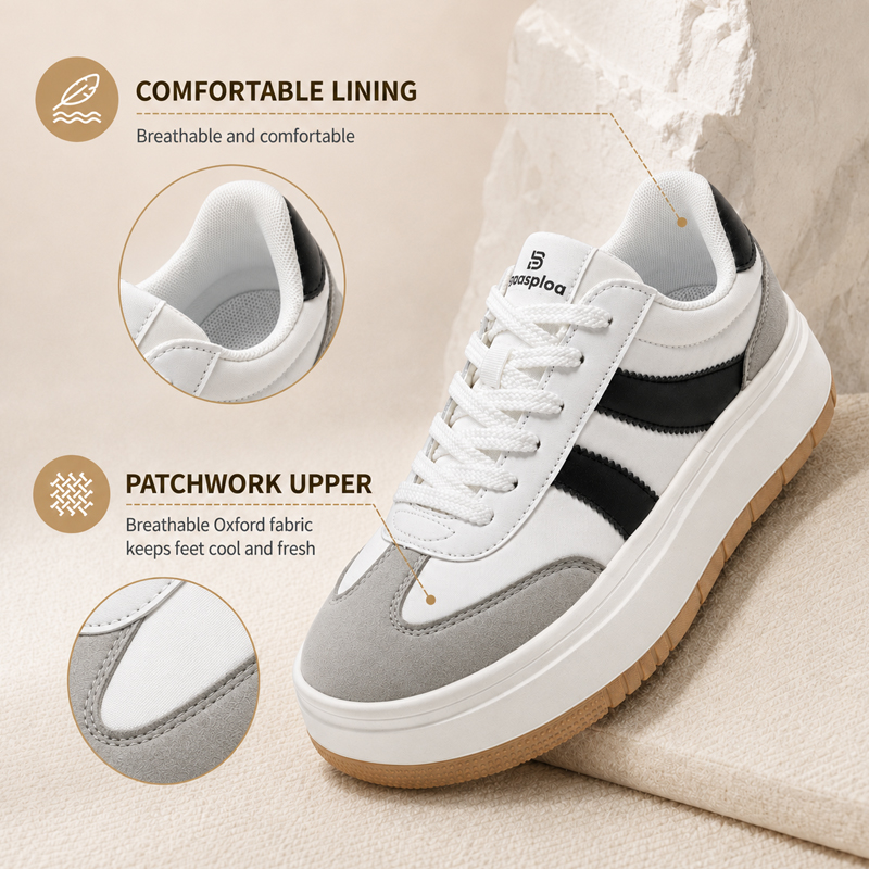 Baasploa Sneakers con plateau  - Street Fashion Walking recensione e prezzo