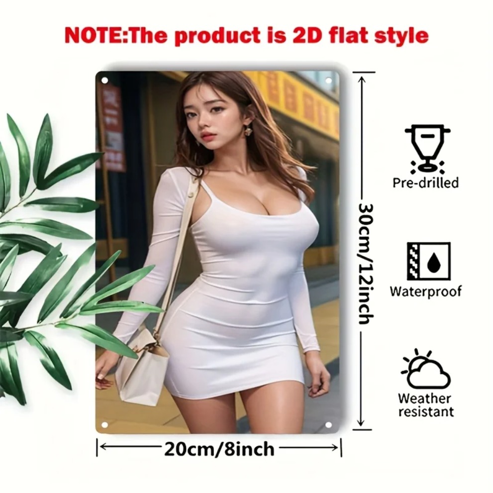 Targa in Metallo HD con Arte M - Asian Street Fashion Girls recensione e prezzo