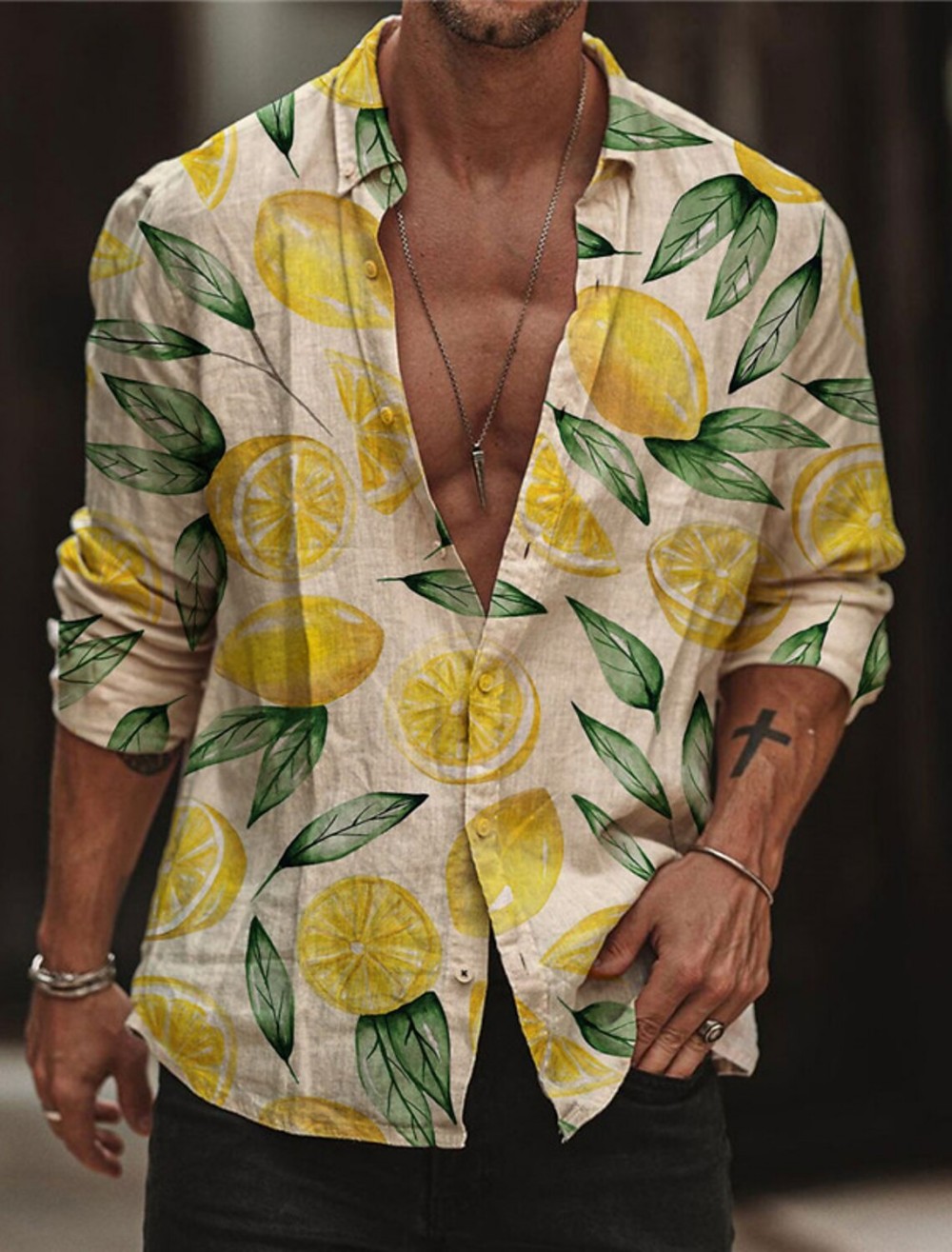 Camicia da uomo a maniche lung - Street Fashion Shanghai recensione e prezzo