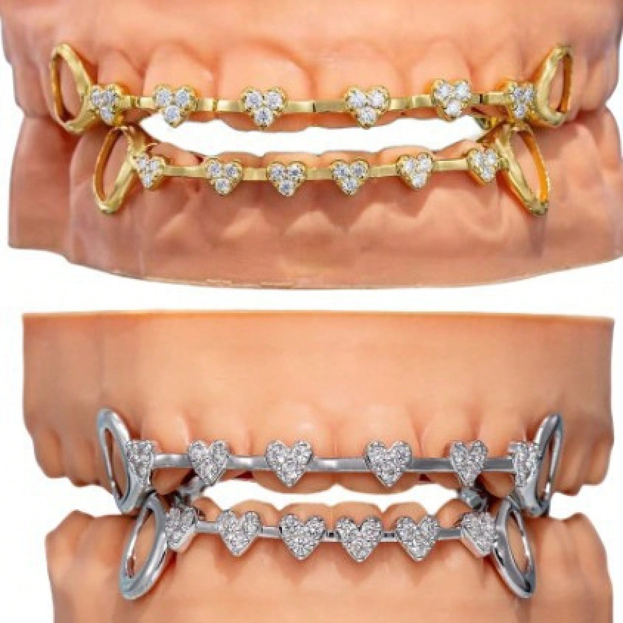 Set di Denti Dorati Stile Hip- - Street Fashion Types recensione e prezzo