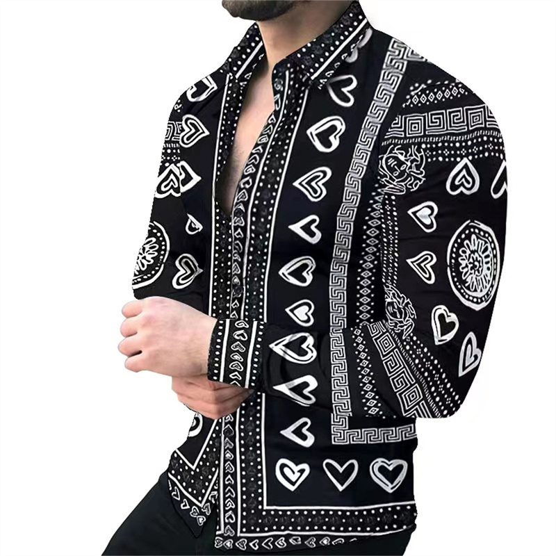 Camicia da uomo camicia stampa - Street Fashion Shanghai recensione e prezzo