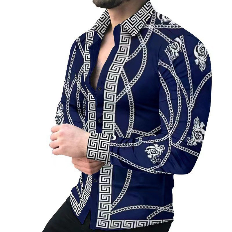 Camicia da uomo camicia stampa - Street Fashion Shanghai recensione e prezzo