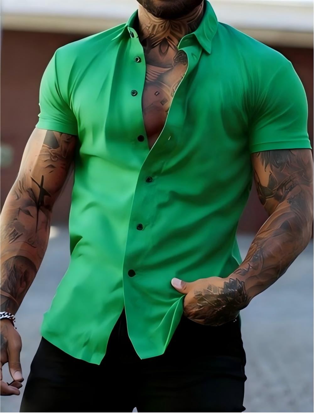 Camicia Estiva da Uomo 2025 a  - Street Fashion Shanghai recensione e prezzo