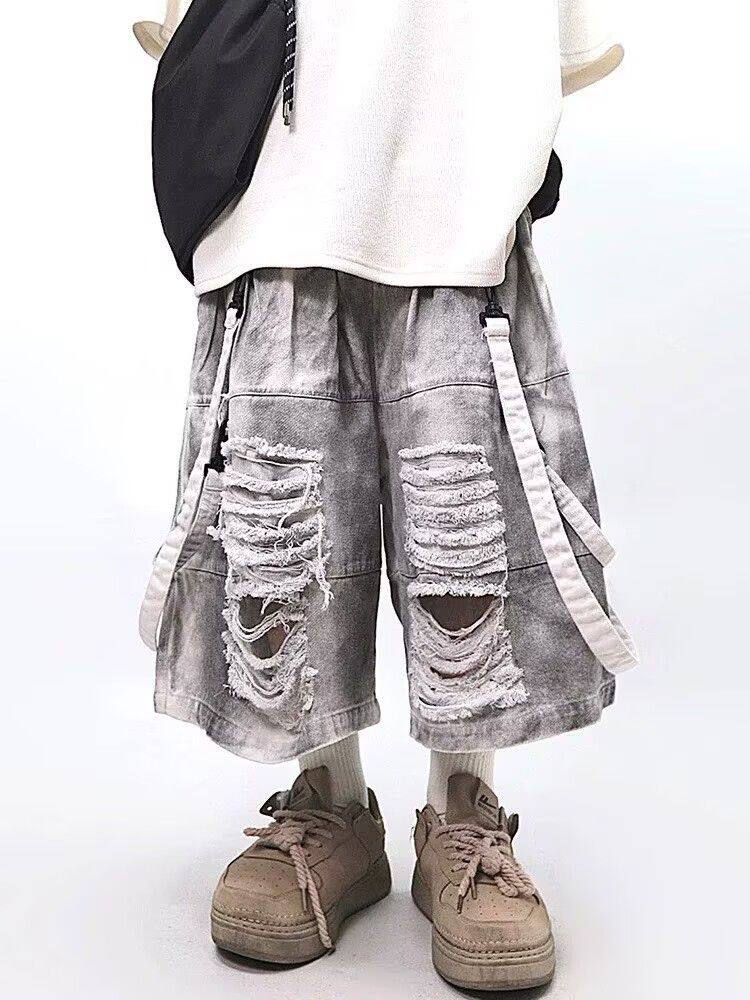Jeans Strappati Retrò Hip-hop  - Street Fashion Types recensione e prezzo