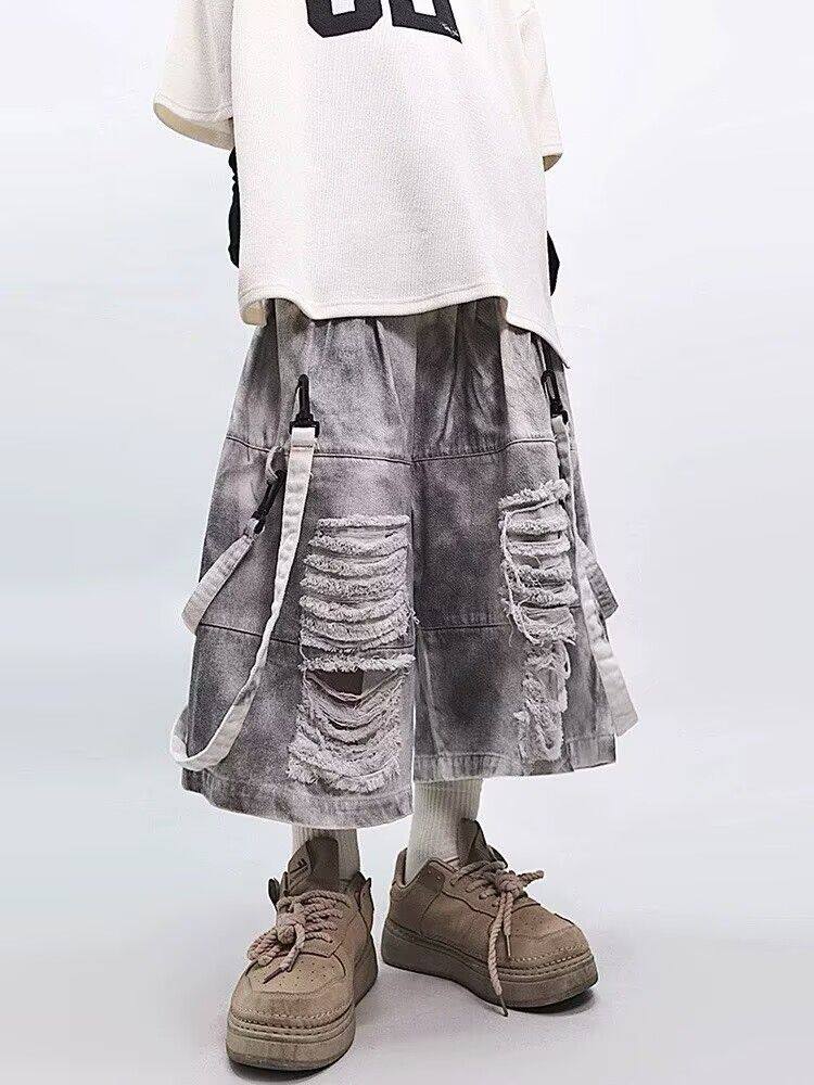 Jeans Strappati Retrò Hip-hop  - Street Fashion Types recensione e prezzo