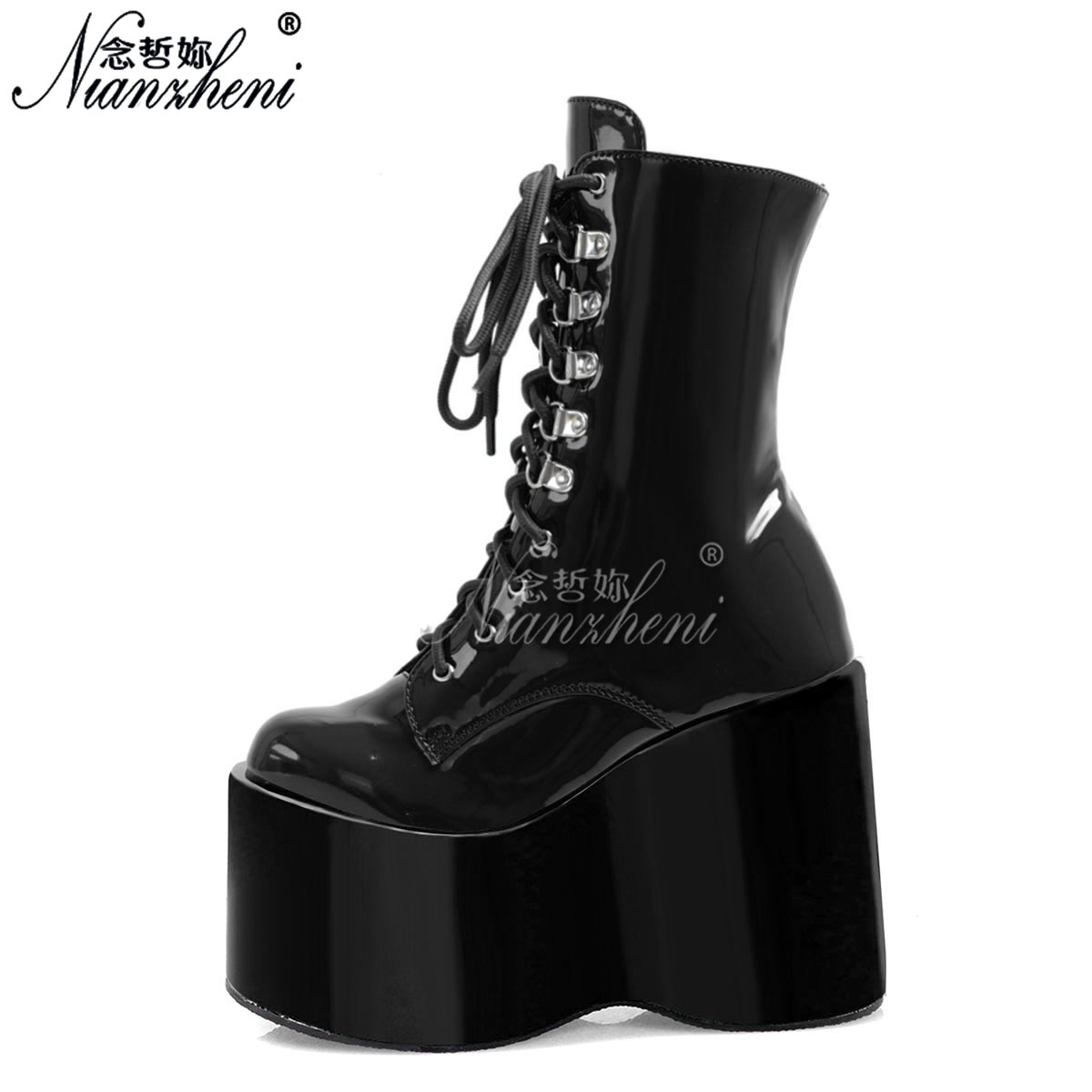 Stivali alla caviglia da 12 cm - Street Fashion Model recensione e prezzo