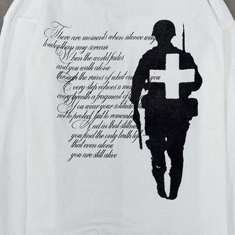 T-shirt girocollo con stampa v - Street Fashion Us recensione e prezzo